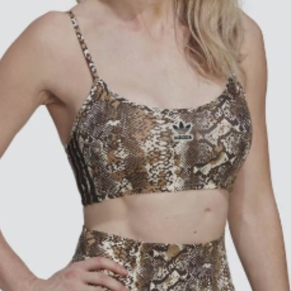 Adidas Snake Print Bra Top S
